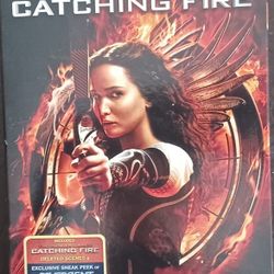 The Hunger Games:BRAND NEW "Catching Fire" 2013 DVD, w/ Digital Copy & Slipcover