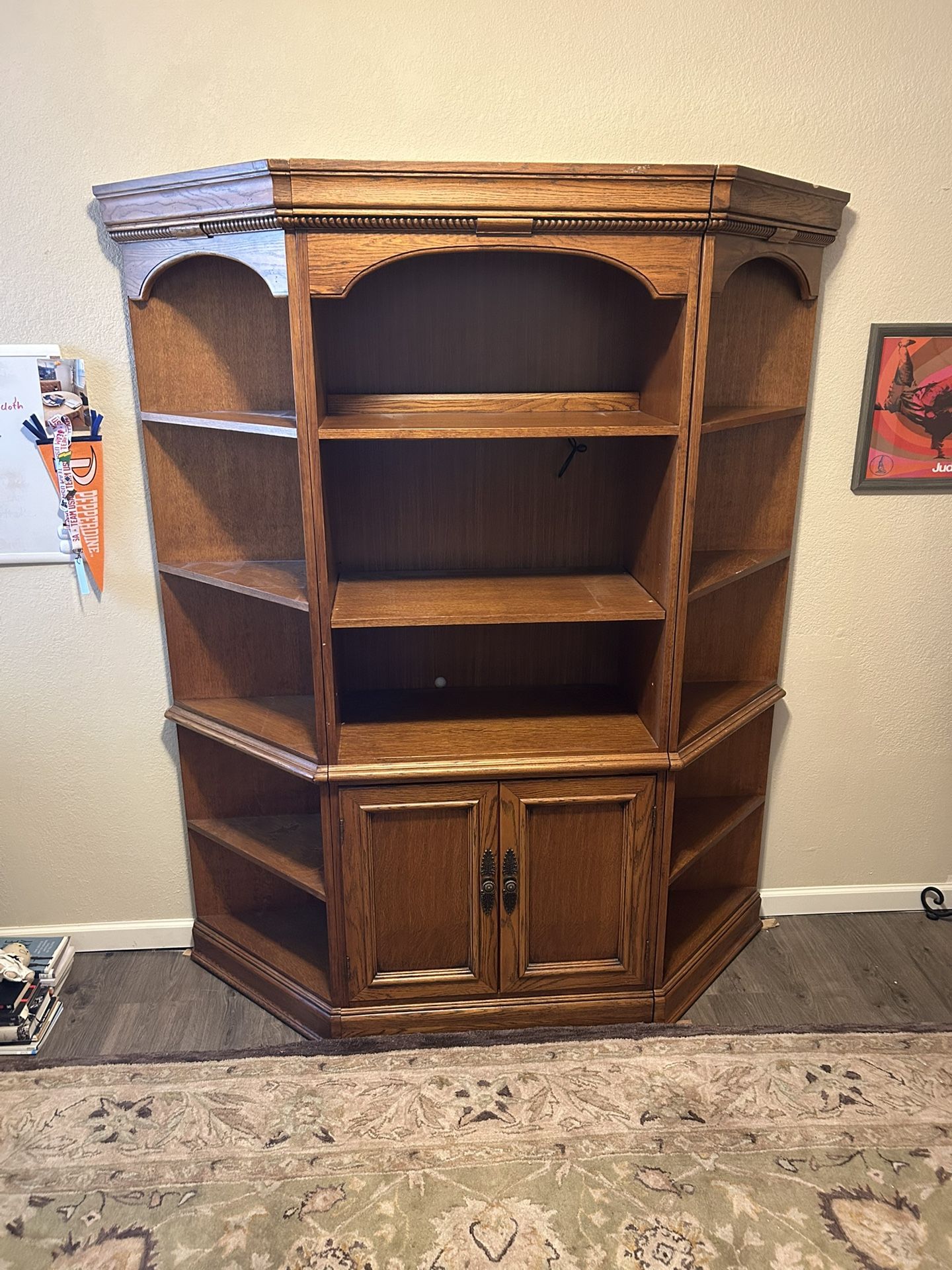 Oak Entertainment Center
