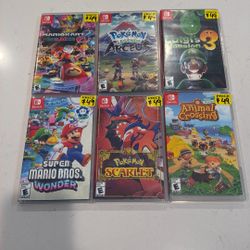 Switch Games $49 Ea