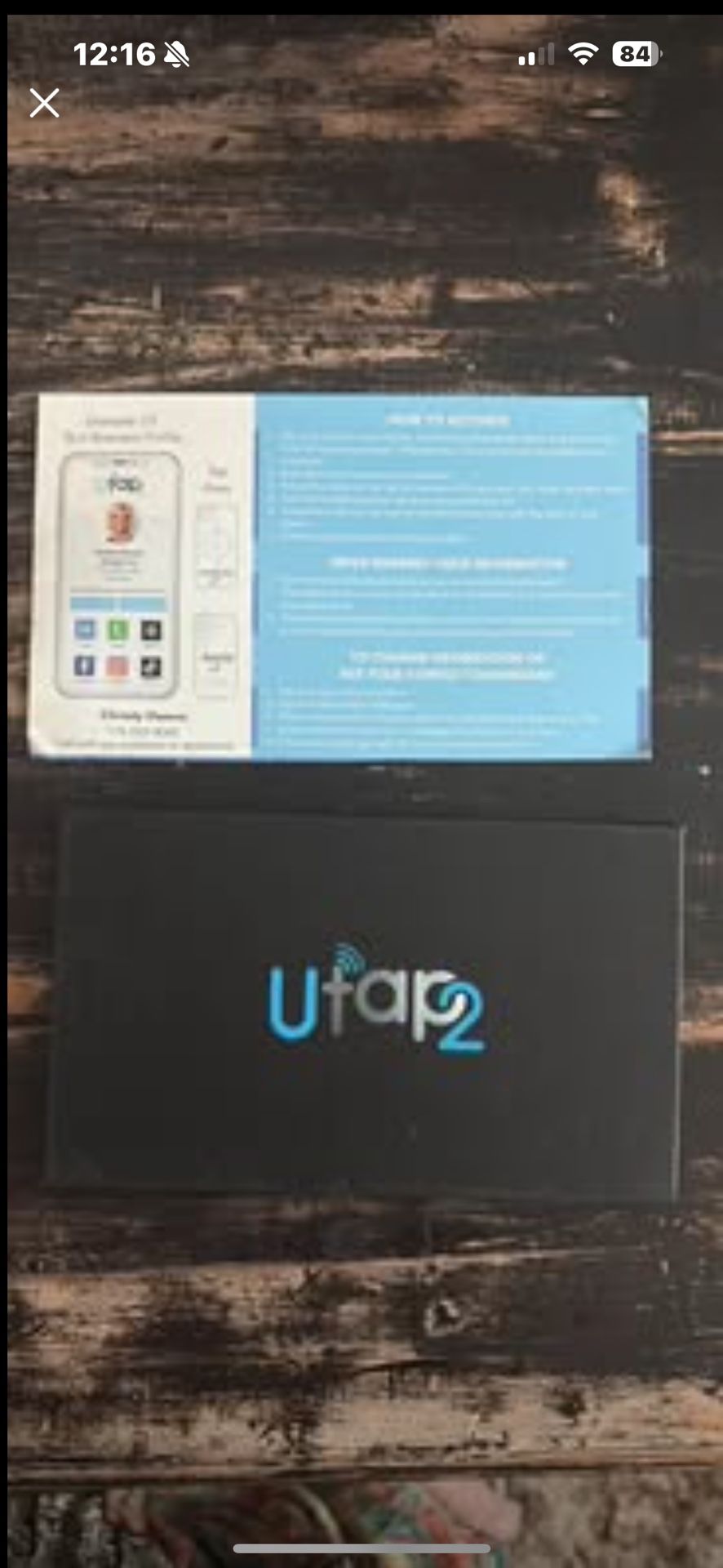 UTap 2 Business Card