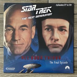 Star Trek “All Good Things” Laser Disc