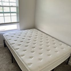 Queen Mattress And Steel Bed Frame
