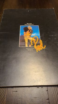 Rod Stewart concert program