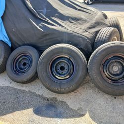 Chevy Hot Rod Steelie Rims  5x4.75 ... 15x7  Rears, 14x5 -in Front Skinnies Steelies Gasser Rat Rod Impala Belair Camaro Ss Nova Chevelle Toy