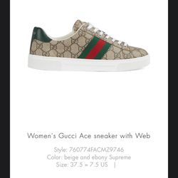 Women Gucci Shoes Size 7.5