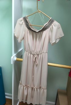 Pink color summer dress