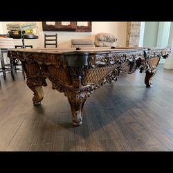 Pool Table - 8’ Renaissance Fontainebleau - Professional Delivery & Setup Included