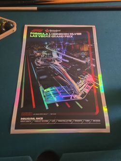 F1 Las vegas Inaugural Race Poster