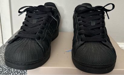 Adidas Superstar All-Black Low-Top Sneakers