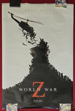 World War Z 27x40 Double-sided Movie Poster New