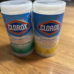 Clorox Disinfecting Wipes 85 Count Each, Set Of 2, New
