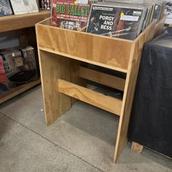Wood Vinyl Record storage/organizer/end cap