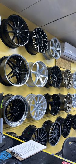 COMPACT CAR WHEELS AND TIRES $40 DOWN