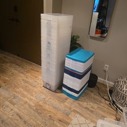 Sterlite Plastic Storage Containers Bins 16 Qt Quart 70 Available 