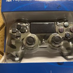 Ps4 Remote Gray Camo New