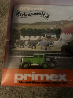 Primex Marklin H0 Scale 4586 Sarrasani Circus Train Flat Car Set Zirkuswelt 3