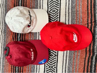 Champion, Nike & Adidas Adjustable Hats – 3 Hat Bundle