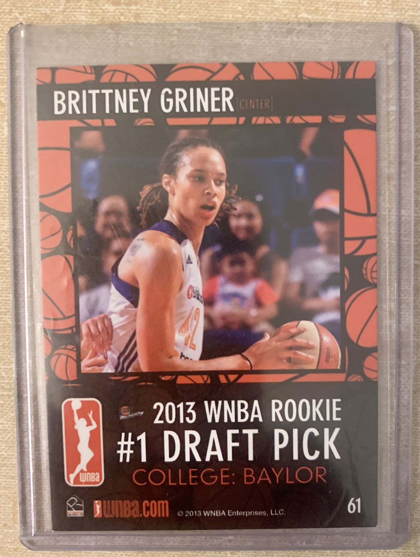 2013 Rittenhouse WNBA Brittney Grinder Rookie Card