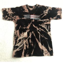 Harley Davidson Motorcycles American Pride USA Flag RARE T Shirt Adult Sz Large