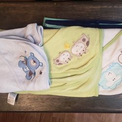 Hooded Baby Bath Towels