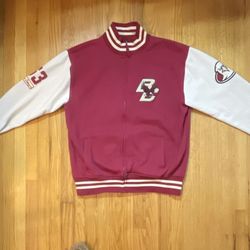 Boston College BC Eagles Varsity Jacket COAT FULL ZIP XL Colosseum Athletics