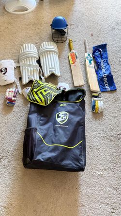 SG Kids Cricket Kit with Bag and Accessories