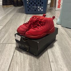 Kids Retro Jordan 12 Size 9c