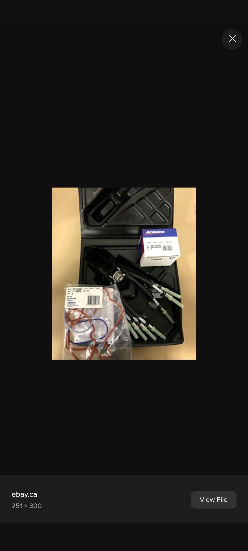 5.7 Vortec Spider Injector Set