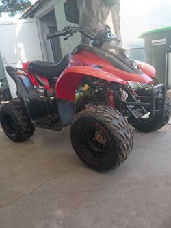 Red and Black Kids ATV Four Wheeler