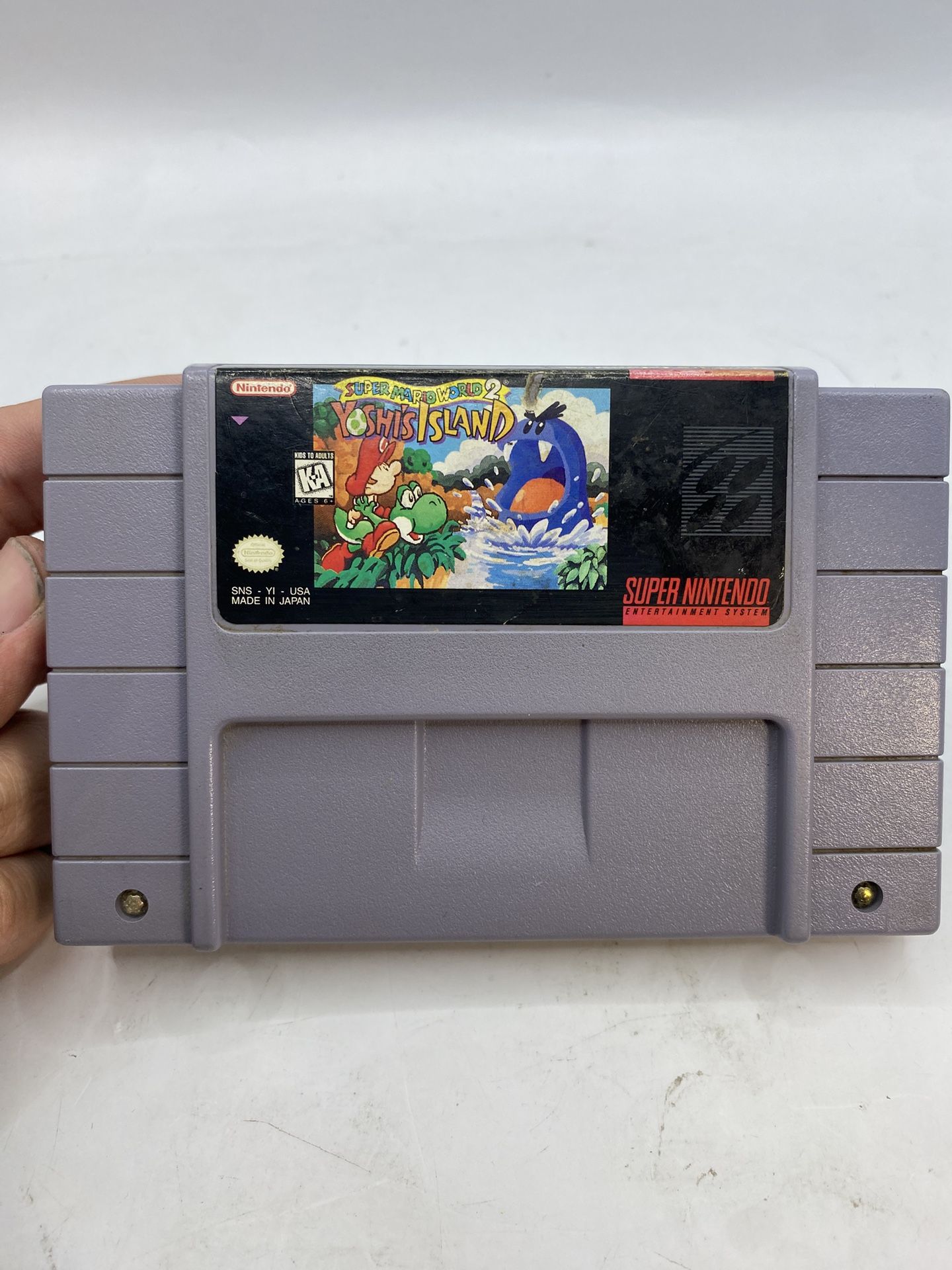 Super Mario World 2 Yoshi's Island Super Nintendo SNES Authentic Tested Retro