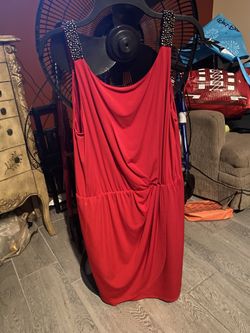 Women Red Elegant Dress By Jessica Simpson Size 14