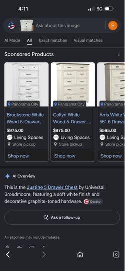 Coltyn Justine 5 drawer chest