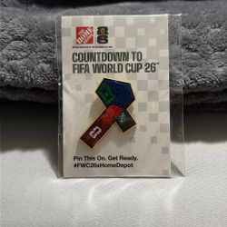 Home Depot FIFA 2026 Pin World Cup Soccer Collector New in Bag