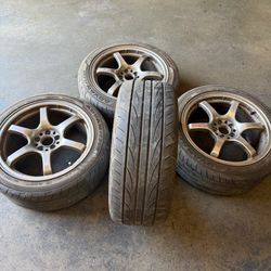 Gramlight 57DR 17x8 +43 5x100 Rays Wheels