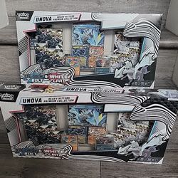 NIB Costco Pokemon Unova Heavy Hitters Premium Collection Black Bolt White Flare