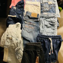 Lot Of Girls Summer Clothes ~Shirts Shorts Nautica Abercrombie Puma‼️‼️