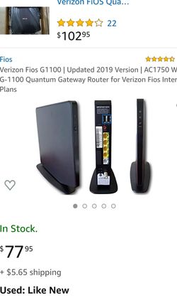 Verizon fios router g1100