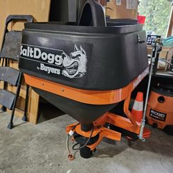 Salt Spreader Trailer Hitch Mounted