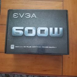 EVGA 600W Power Supply (80 Plus Certified)