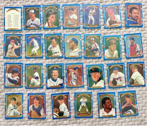 1990 Leaf MLB DONRUSS Diamond kings (complete with checklist)