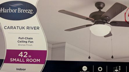 42-in Ceiling Fan/Light and Pull Chain / 5 -Blade