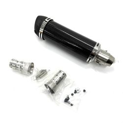 UNIVERSAL MOTORCYCLE EXHAUST MUFFLER PIPE 51MM Z1000 GSR600 FZ6N R1 CBR600RR