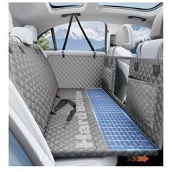 Dog Car Seat Cover for Back Seat with Hard Bottom