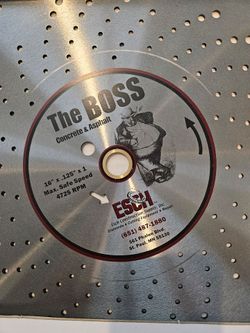 The Boss Concrete & Asphalt 16 × .125 × 1