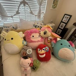 Stuffed Animals And Squishmallows 