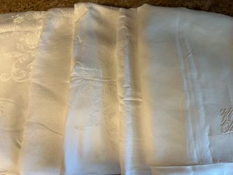 Vintage Cotton White Tablecloths ($10ea)