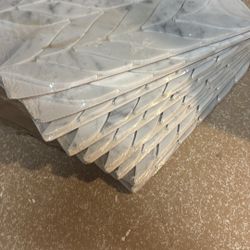 Carrera Italian Marble Tiles, Leaf Shaped 