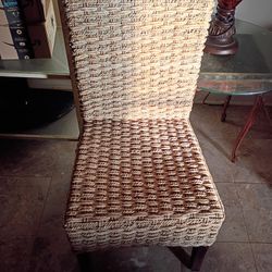 Pair Rattan Chairs