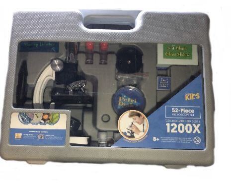 AmScope KIDS 52 Piece Microscope 1200x
