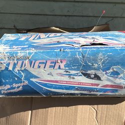 New (not Opened Box) Radio-Controlled Stinger Speed Boat